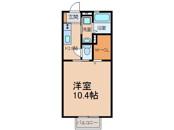 プラウド岩崎の物件間取画像